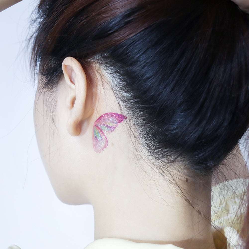 Ethereal Butterfly Glitter Tattoo