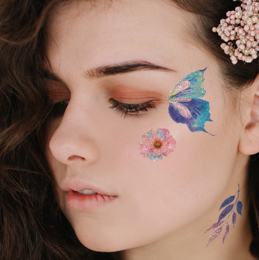 Enchanted Butterfly Glitter Tattoo