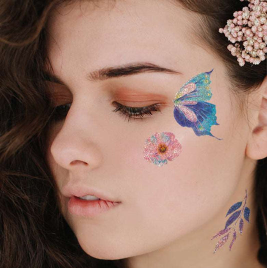 Enchanted Butterfly Glitter Tattoo