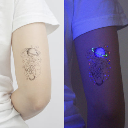 Galactic Glow Luminous Tattoo